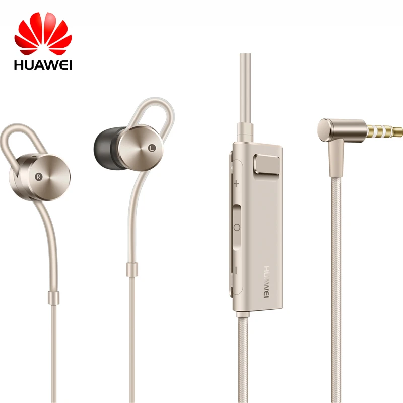 Оригинальные наушники huawei Honor AM185 AM180 с шумоподавлением 2 II микрофоном и пультом