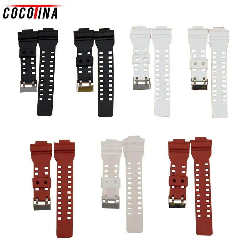 

Original Silicone Sports Replacement Watch Strap Band for Casio G-SHOCK Waterproof Rubber Watchband Metal Watch Bracelets