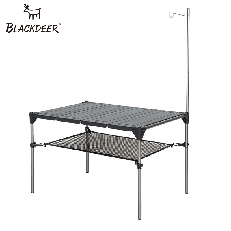 BLACKDEER Outdoor Camping Desk Aluminum Alloy Folding Table Portable Picnic Fishing Beer Table Lightweight Rain-Proof Detachable BLACKDEER Outdoor Camping Desk Aluminum Alloy Folding Table Portable Picnic Fishing Beer Table Lightweight Rain-Proof Detachable