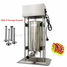 20L тяжелых коммерческих колбасный шприц вяленое мясо экструдер нержавеющая сталь машина для приготовления колбасы Кухня для переработки мяса