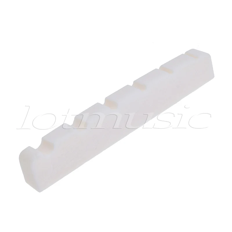 Bass Nut For 6 String Bass Guitar Parts Replacement Bone Slotted 52mm X