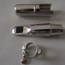 Совершенство Alto саксофон нержавеющей стали металла мундштук Лигатура и колпачок