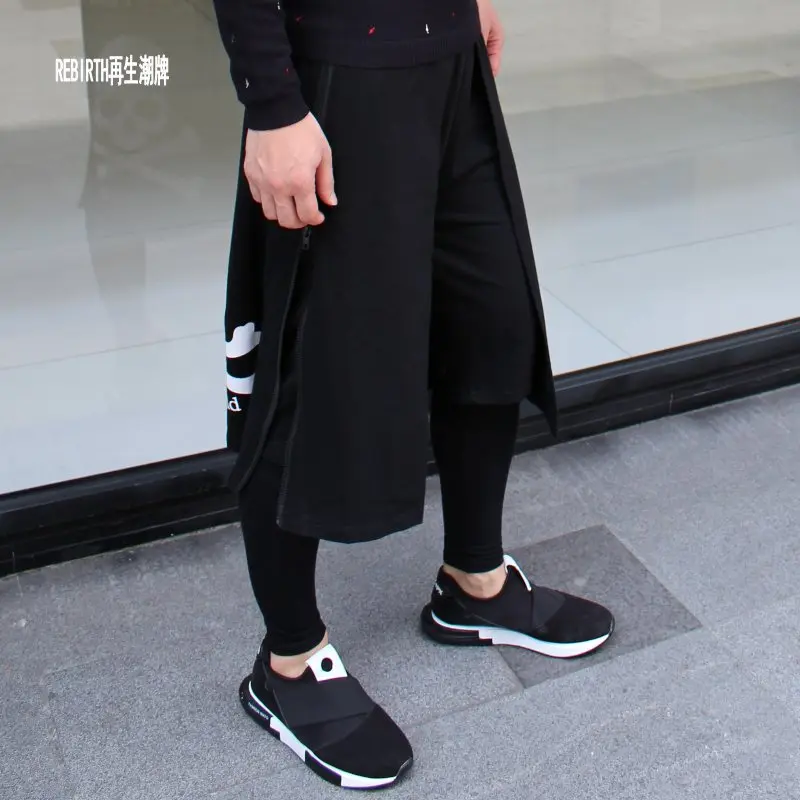 2017 Мужская одежда осенне зимние брюки для диджея модные шаровары повседневные