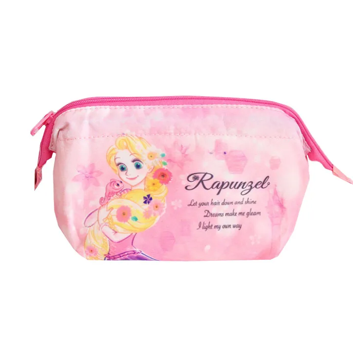 Алиса в стране чудес Русалочка Tinkerbell Рапунцель Макияж сумка косметички Для женщин Красота чехол для хранения туалетных сумка - Цвет: Rapunzel