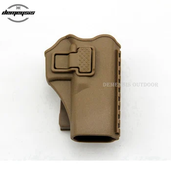 

Black Glock Waist Belt Holster for Glock 17 22 23 19 31 32 can hold Flashlight Military Tactical Holster Hunting Accessories