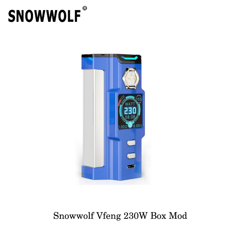 Оригинальная электронная сигарета Sigelei Snowwolf Vfeng 230 Вт стартовый набор боксмод 510