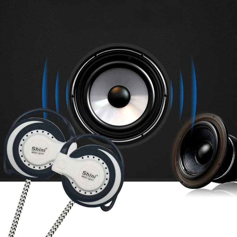 Спортивные Hi Fi наушники 3 5 мм Jack проводные в уши гарнитура супер звучание баса