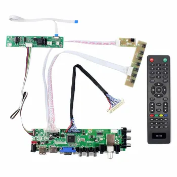 

HDMI VGA AV USB ATV DTV LCD Controller Board work with LM215WF4-TLE9/TLE7/TLE8 LM215WF3-SLC /SLC5 LM230WF5-TLD1/TLD2/TLD5