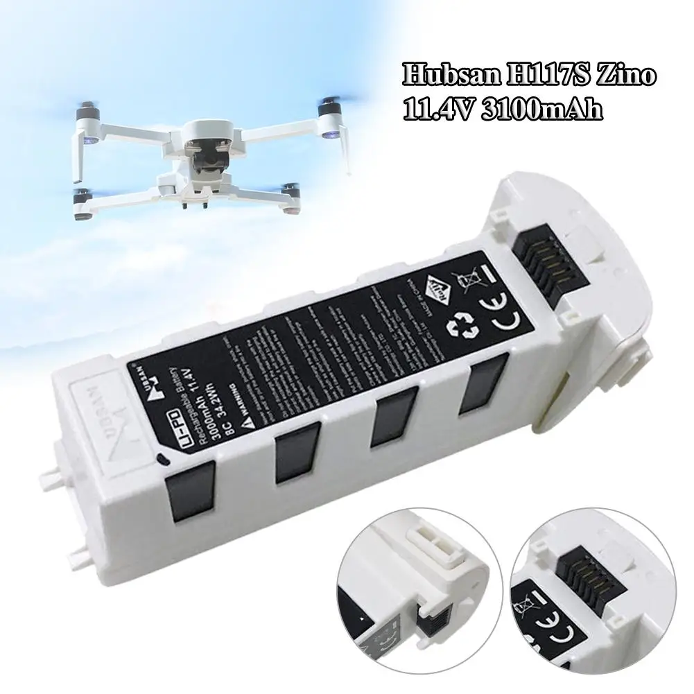 

OM SALE Original Hubsan H117S Zino GPS RC Drone 11.4V 3000mAh Intelligent Flight Battery