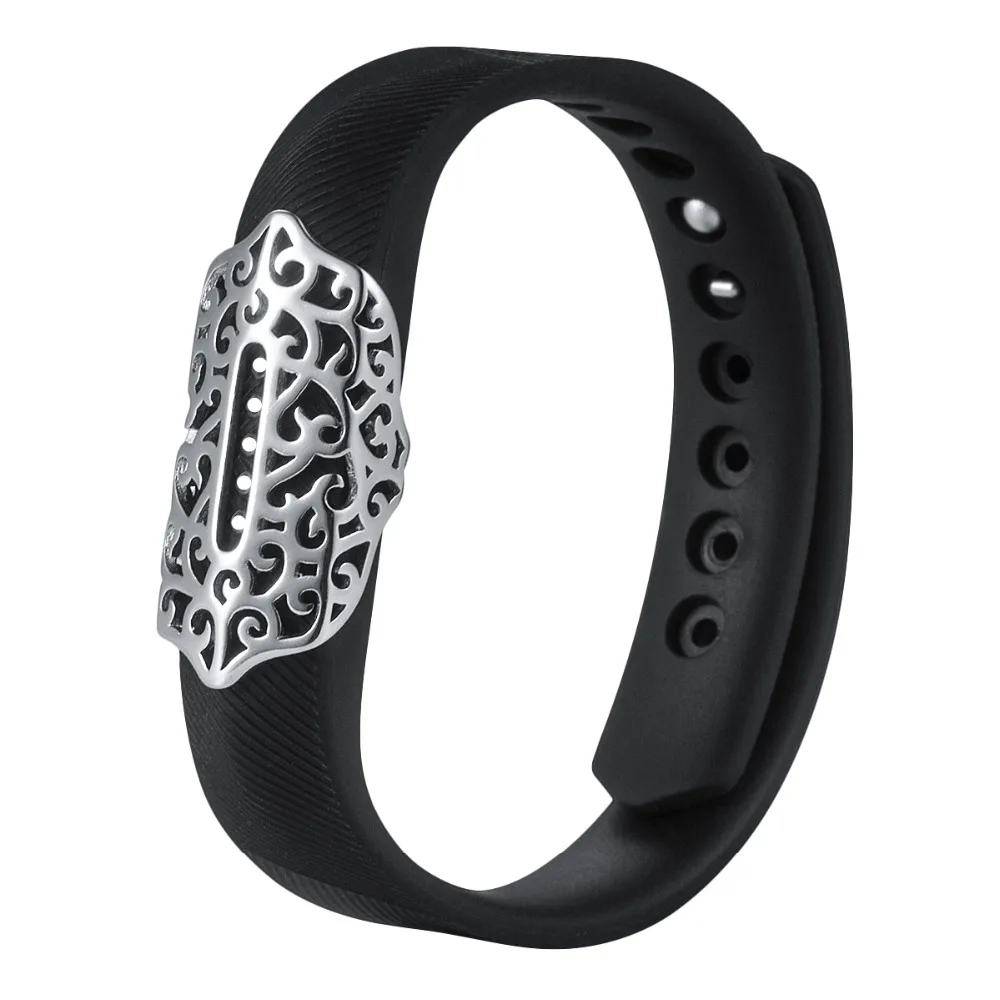 

Metal Sleeve ProtectorFor Fitbit Flex 2 Cover Case silver Color