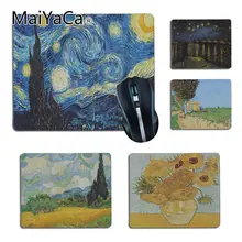 MaiYaCa Vincent van Gogh игровые коврики для геймеров, резиновый коврик для мыши, размер для 25X29 см, 18x22 см, игровые коврики для мыши