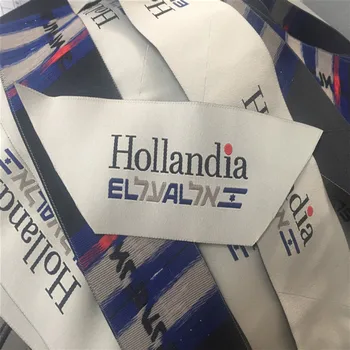 

Custom High Density Fancy Cutting Clothing Labels Woven labels
