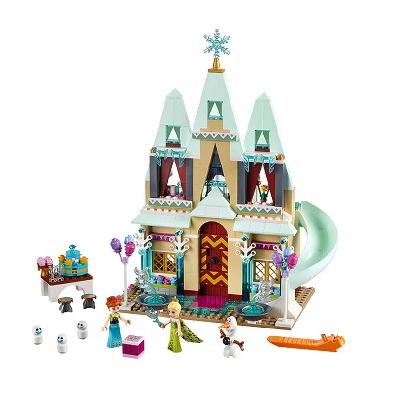 Kopen Droom Prinses Bevroren Bouwstenen Arendelle Kasteel Prinses Anna Elsa Bebouwbare Compatibel Speelgoed Voor Kinderen