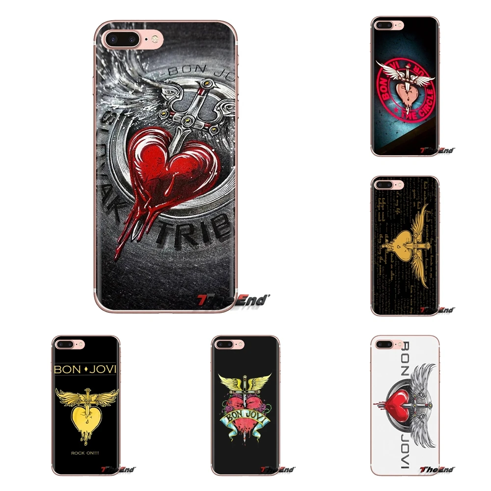 Bon Jovi Rock Band Fly Wings Logo For Samsung Galaxy S3 S4 S5 Mini S6 S7 Edge S8 S9 S10 Plus Note 3 4 5 8 9 Soft TPU Phone Cover |