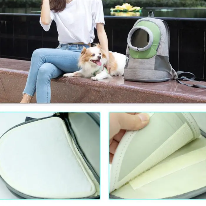 Pet Carrier Рюкзак дышащий Открытый котенок сумка для переноски для котенка щенка FP8