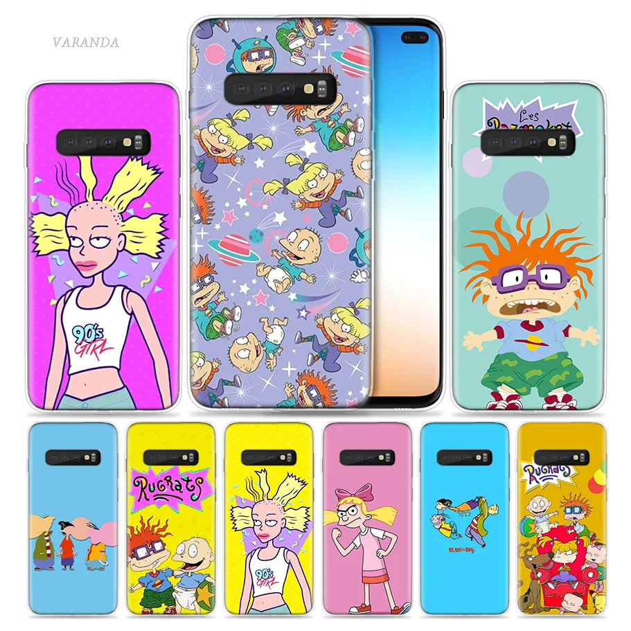 Rugrats удивительные чехол для samsung Galaxy S10 5G S10e S8 S9 S7 Note 8 9 J4 J6+ плюс J5 J8 силиконовый чехол для мобильного телефона чехол Fundas Capa