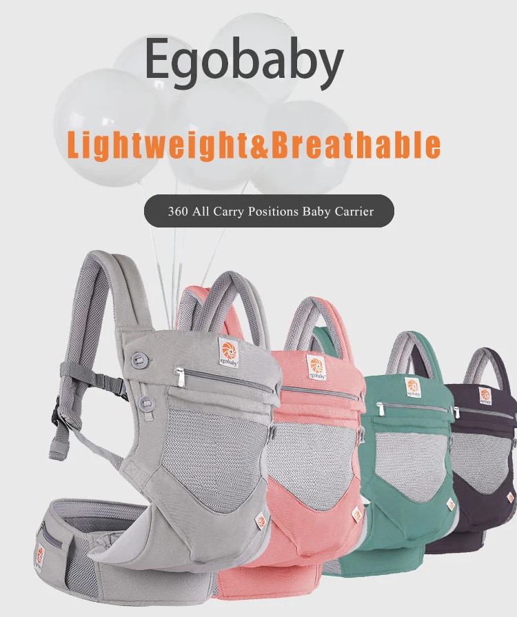 Egobababy 360, переноска для малышей, многофункциональная, дышащая, переноска для детей, Детский рюкзак, переноска, слинг, подтяжки