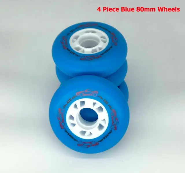4 Piece Quality 92A Inline Roller Skate Wheel 72mm 76mm 80mm Sliding