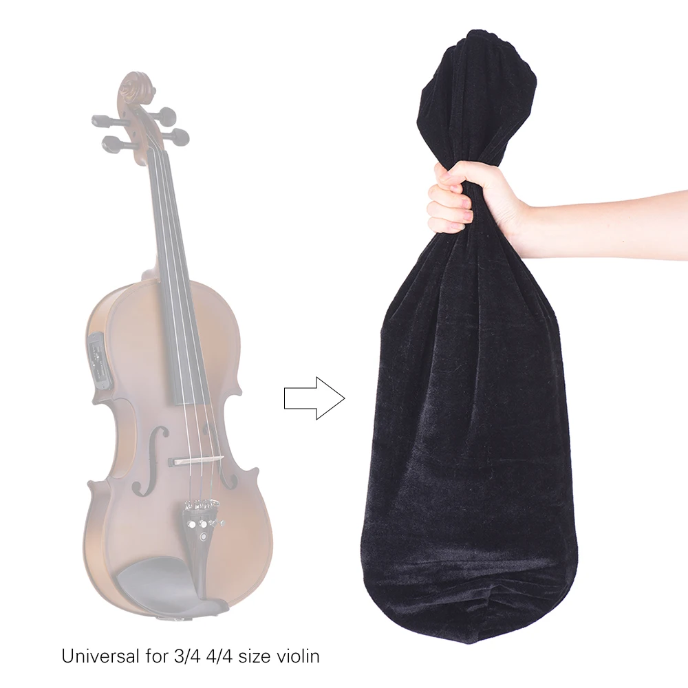Высококачественная сумка из атласной ткани одеяло для 3/4 4/4 полноразмерная скрипка темно-синий