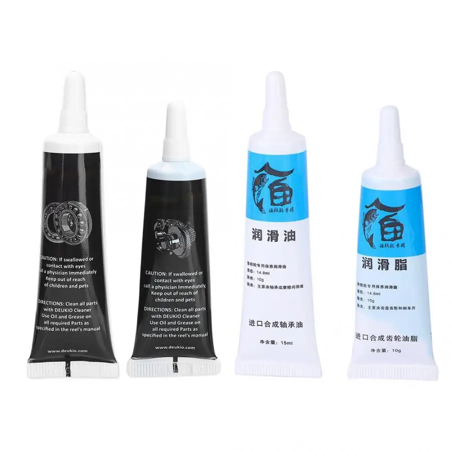 

Fishing Reel Maintenance Tools Kit Lubricant Oil Grease Set Reel Grease Fishing Supply