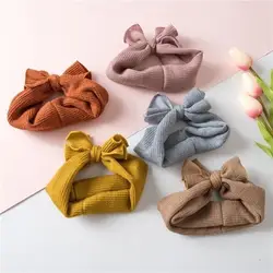 PUDCOCO обувь для девочек малышей тюрбан Твердые резинки для волос Лук интимные аксессуары Головные уборы