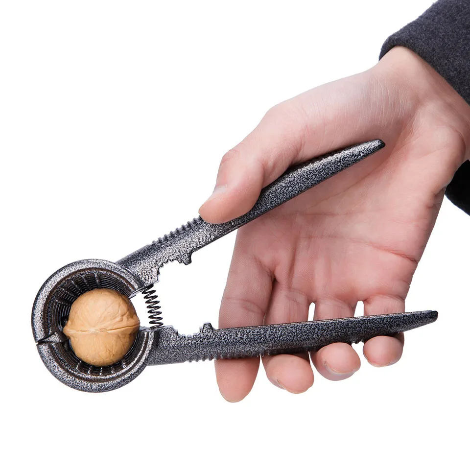 FINDKING Heavy Duty Nut Cracker Pecan Walnut Plier Opener Tool with Non-slip Handle