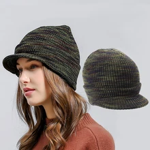 Новая модная зимняя вязаная мужская шапка Skullies& Beanies, теплая шапка s, Балаклава, шапочки для женщин, шапочки, шапка унисекс WH667