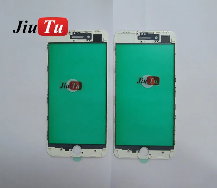 A+ Quality For iPhone 8G 8 Plus Outer Glass With Middle Frame Bezel Pre-Assembled Front Glass Lens Cold Press 4.7 5.5 inch (5)