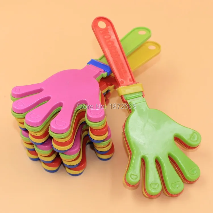 Plastic Hand clapper clap toy cheer leading for Olympic game football Noise Maker Baby Kid Pet Toy 600pcs/lot | Дом и сад