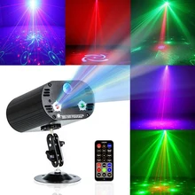 3 линзы 36 узоров RGB Рождественский лазерный светильник со звездами душ вечерние лазерный проектор сценический светильник ing DJ диско вечерние шоу сценический светильник