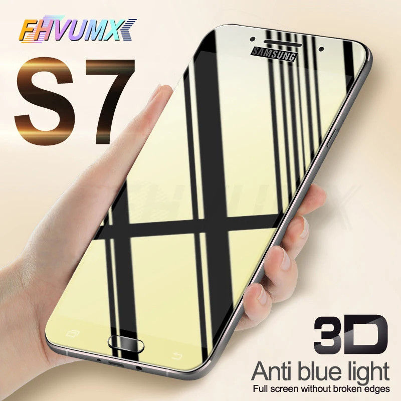 

3D protective glass on the for samsung galaxy A3 A5 A7 J3 J5 J7 2016 2017 glass cover S7 Tempered Screen protector Glass film