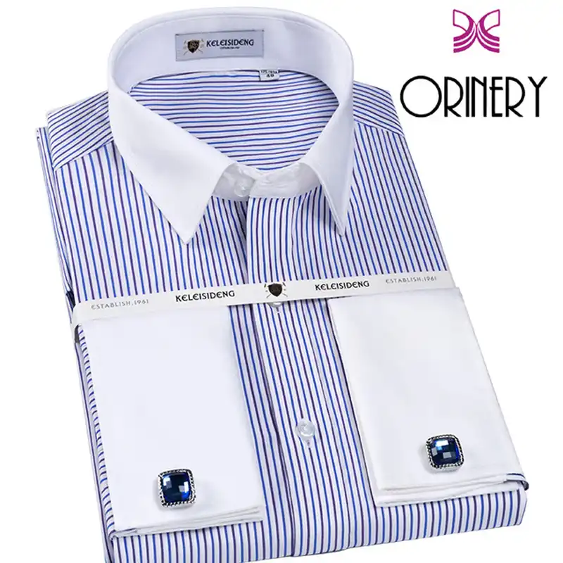 white dress shirt with cufflinks