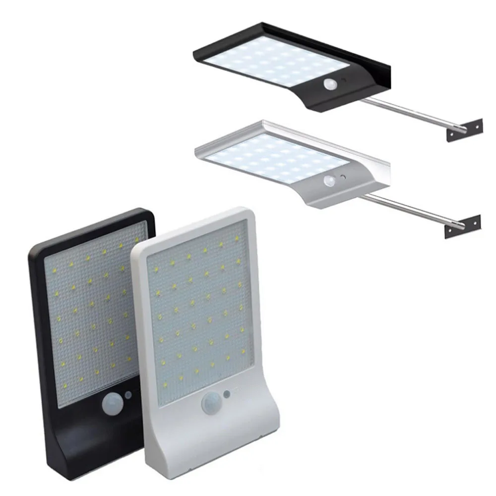 

36LEDs Ultra Thin Solar Light 450LM PIR Motion Sensor LED Street Lamps Garden Security Lamp Waterproof Outdoor Wall Bulb Lights