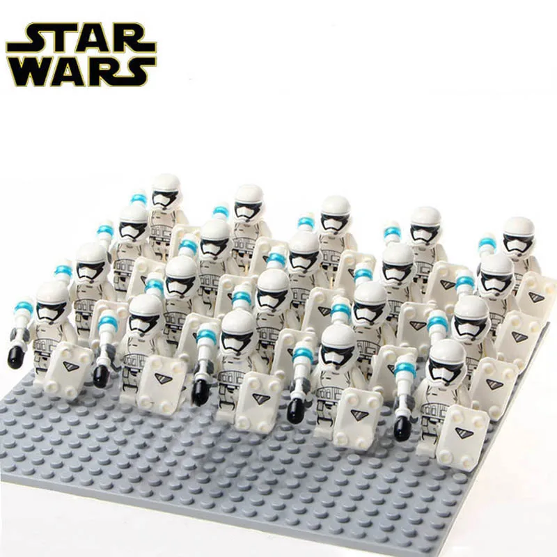 

20pcs/lot STAR WARS First Order Storm sw905 trooper Storm clone Trooper FORCE AWAKENS Compatible 75166 block kids mini toys