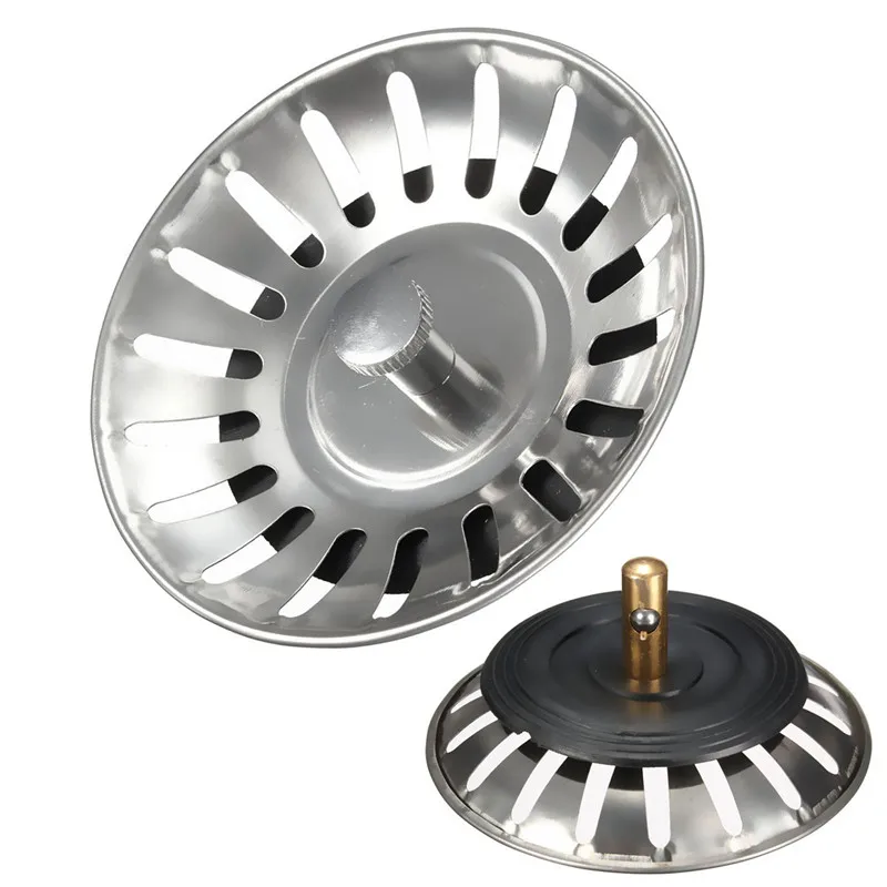 7.5cm Kitchen Stainless Steel Sink Strainer Plug Drain Stopper Filter Basket Tool Kitchen Sink