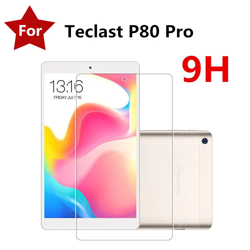 С уровнем твердости 9 H Стекло пленка Экран защита для Teclast P80 Pro 8 0 дюймов