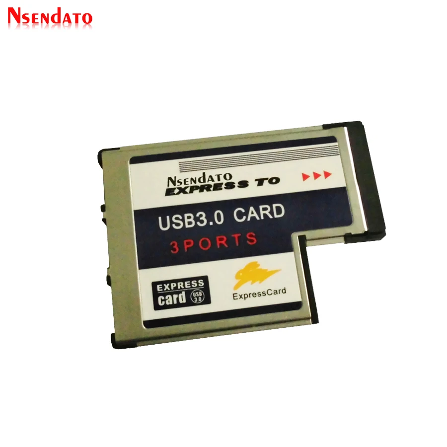 PCI Express Card, ExpressCard 34 мм 54 мм Скрытая USB 3,0 адаптер 5 Гбит/с USB3.0 3 Порты и разъёмы Express Card 54 PCMCIA хаб-конвертер для ПК