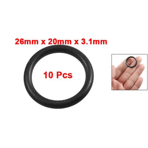 10 Pcs 20mm x 2.5mm Mechanical Rubber O Ring Oil Seal Gaskets