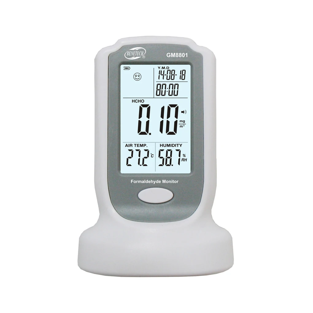 

GM8801 High Sensitive Formaldehyde Detector Meter HCHO Air Quality Testing Gas Analyzer Tester for Environmental Monitoring