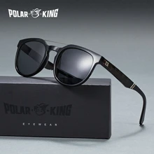 POLARKING Марка Мода Поляризованные Мужчины Двойные Мост Солнцезащитные Очки Oculos de sol мужские Вождения Солнцезащитные Очки Оттенки Очки Для Путешествий