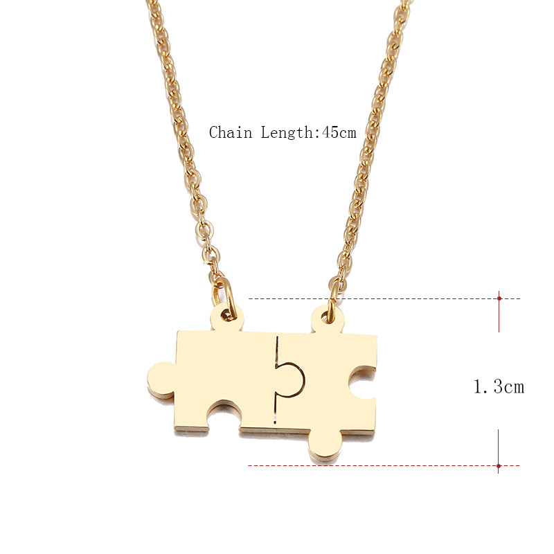 Puzzle Pendant Necklace