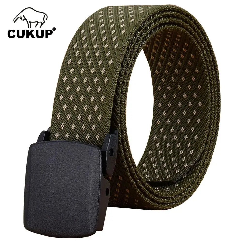 CUKUP Unisex Quality Design Outdoor Quick Drying Nylon Waist Belts Buckle Female Leisure Accessories Belt 3.8cm Width CBCK083