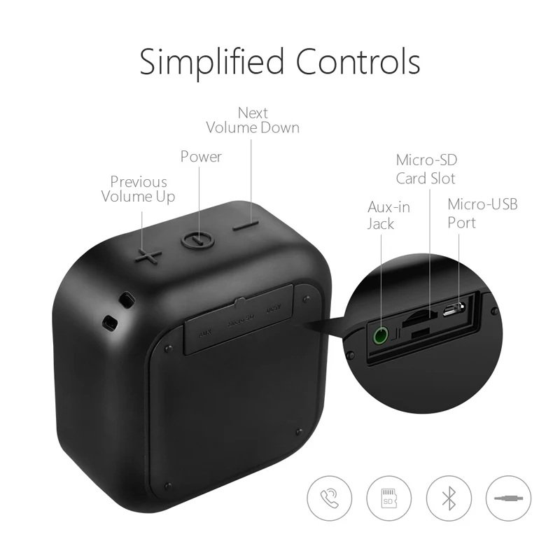 Bluetooth Speaker Mifa A1 Wireless Waterproof Mini Portable Stereo music Outdoor Handfree For iPhone Samsung Phones