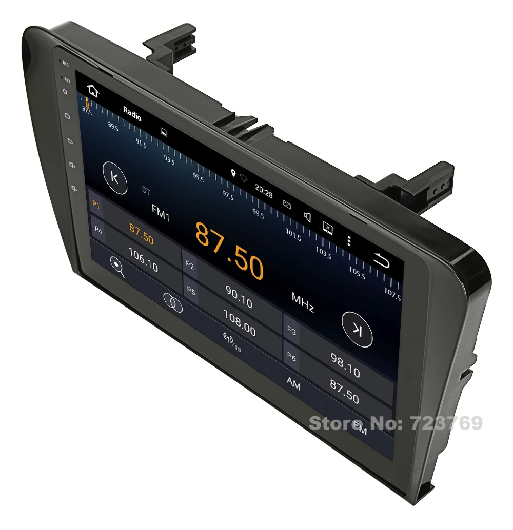 Perfect 10.1 inch Screen Auto radio car dvd gps navigation system navigator for Skoda Octavia A7 2013-2015 with Pure Android 7.1 System 21