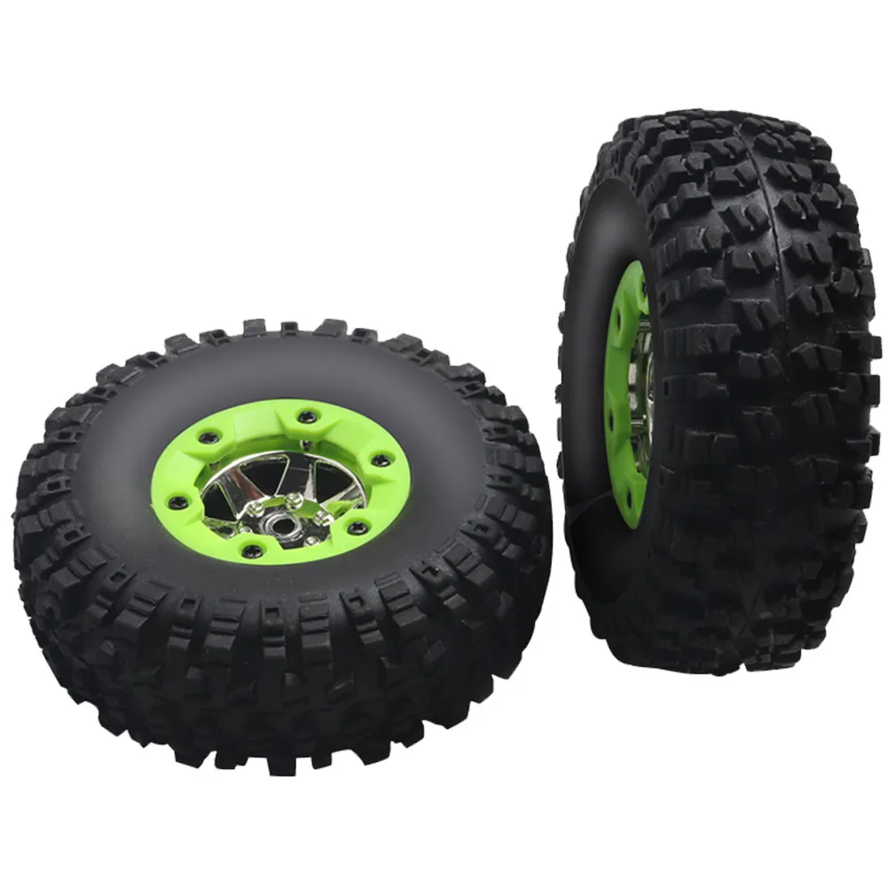 

Replacement Toy Accessories Wheels Spare Parts Metal Plastic Wear-resistant For Kids Left Right High Strength RC Car Tire 1:12