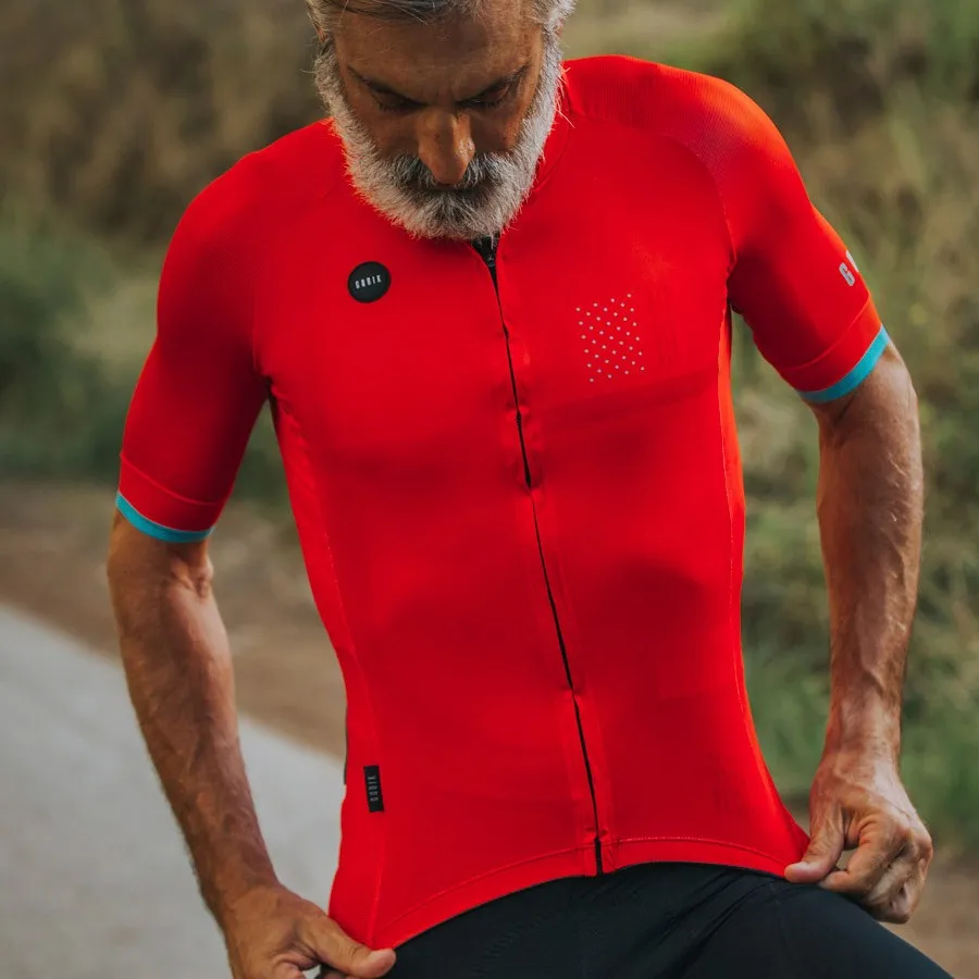 

2019 red pro team short sleeve Cycling jersey Bicycle wear summer Breathable men's maillot bicycle clothing free shipping