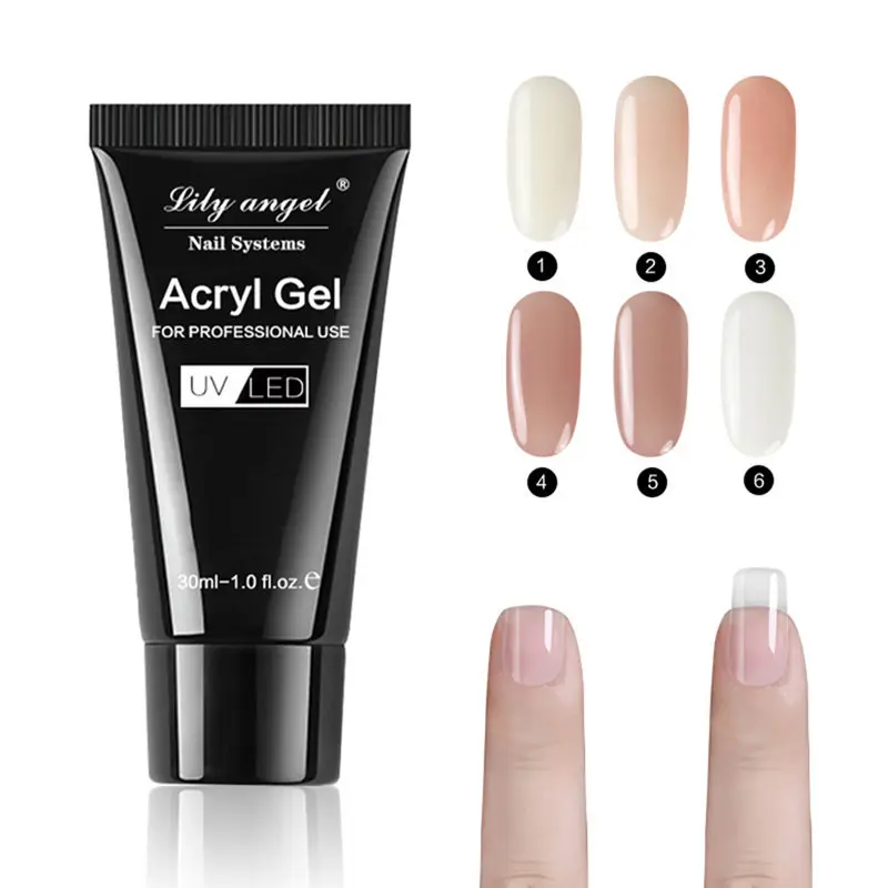 30g Poly Gel UV Gel Varnish for Nail Extensions Poligel Nail Art ...