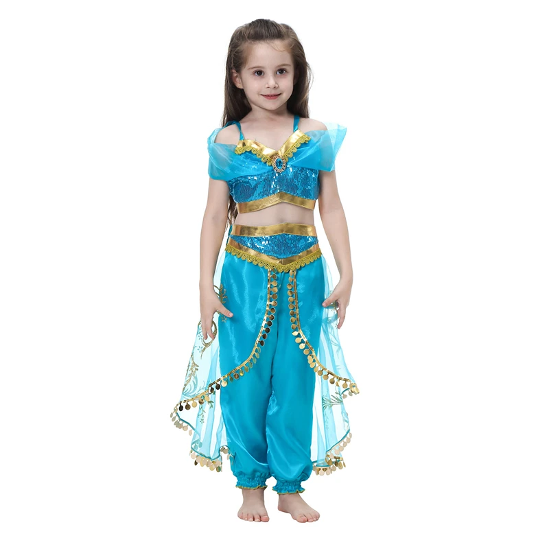 Girls Kids Princess Jasmine Elastic Headband Cosplay Costume Accessory New Years