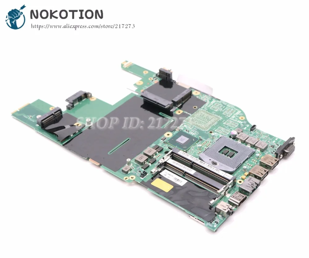 Новая материнская плата NOKOTION 04W0720 04W0398 для ноутбука Lenovo thinkpad E520 HM65 UMA