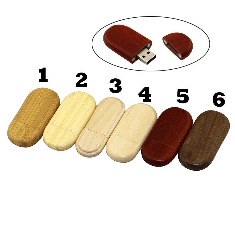 Mini Pen Drive In Legno Memoria Esterna Memoria Usb Pendrive 4Gb 8G 16G 32G Usb Flash Drive Flash Card Personalizza Logo Pen Drive